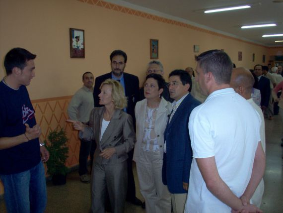 Visita Ministra de Sanidad, Elena Salgado en Julio de 2005